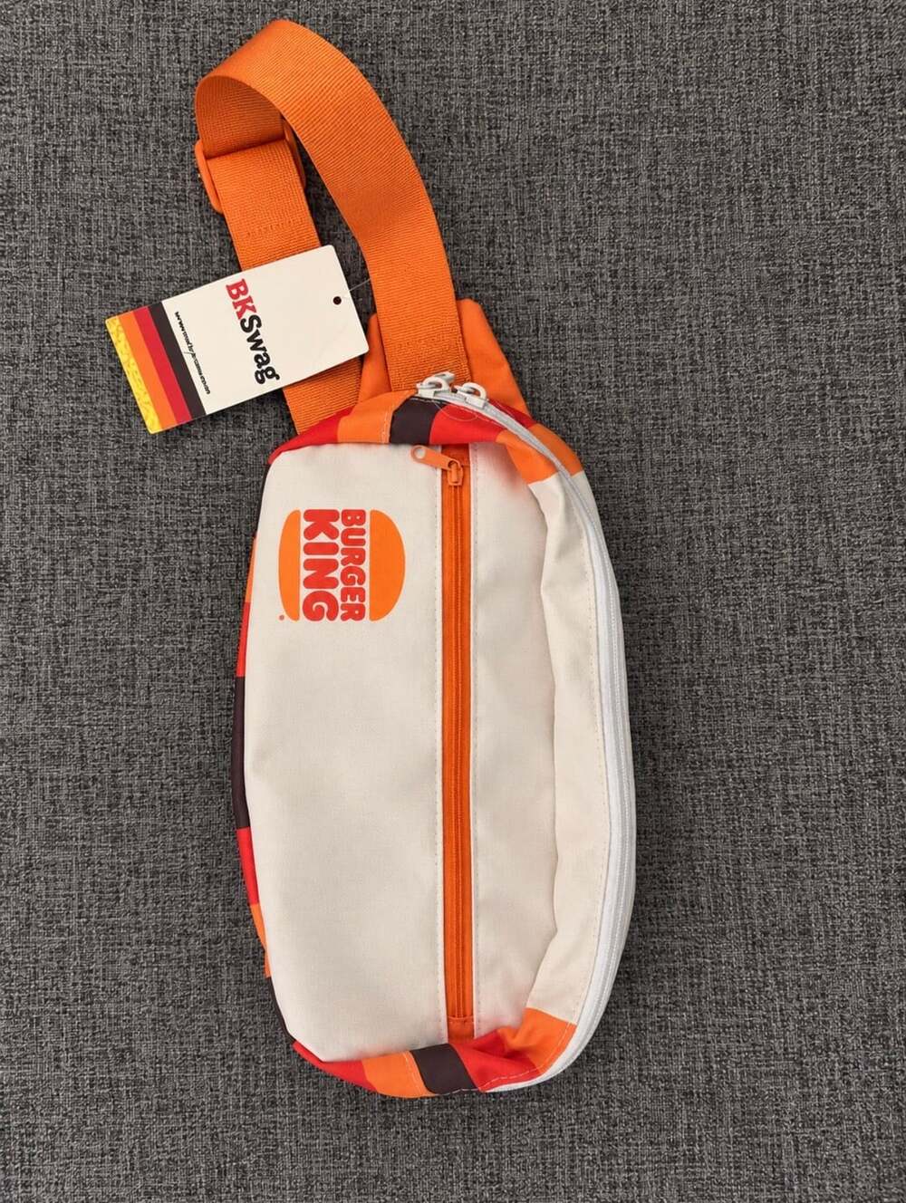Burger King BKSwag Orange Cream Fanny Pack Belt Sling Bag